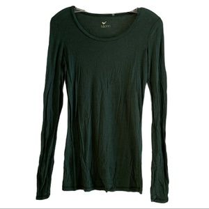stem • Green Long Sleeve Tee Shirt, Women’s Size M